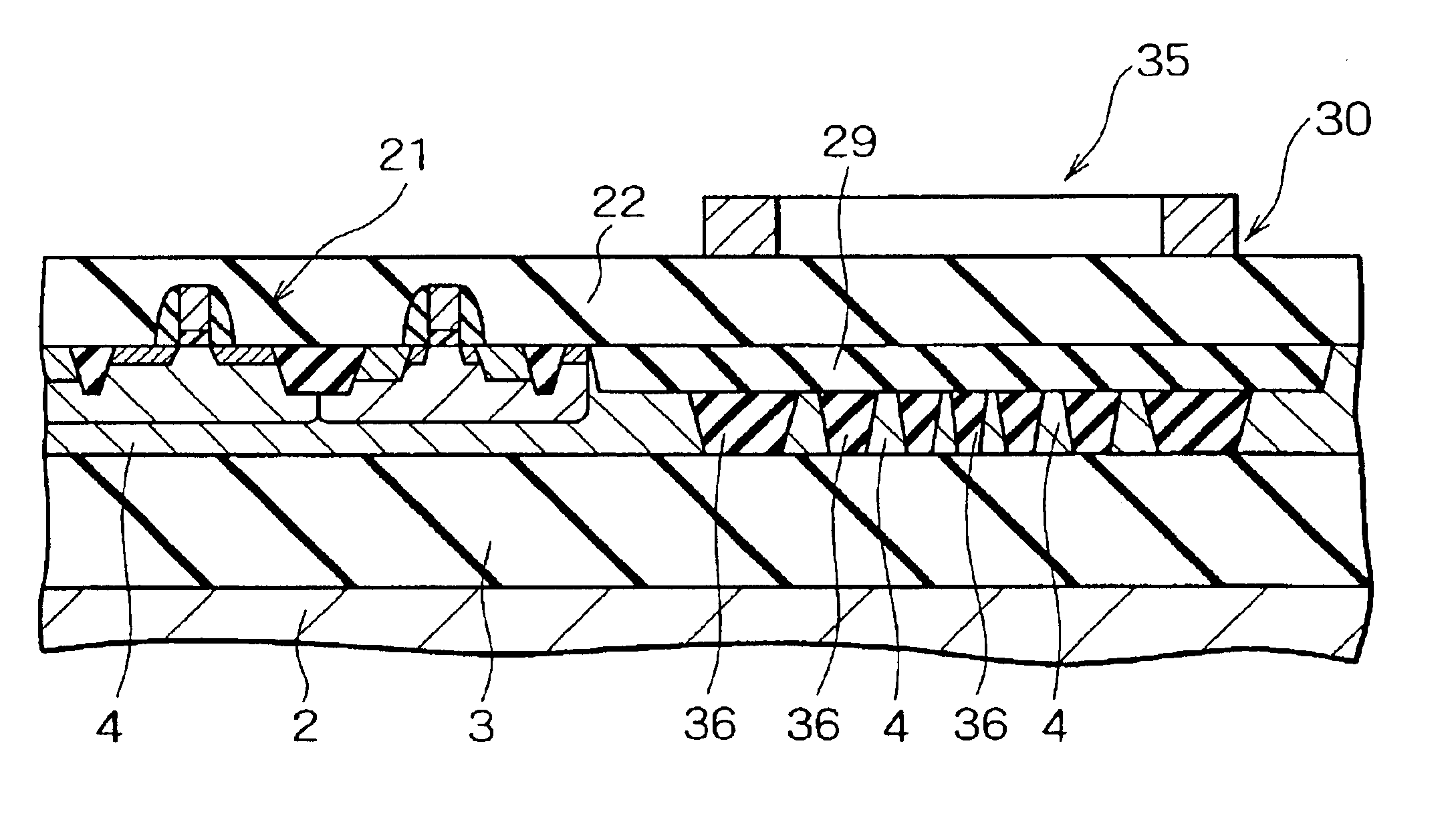 Integrated circuit including an inductor, active layers with isolation dielectrics, and multiple insulation layers