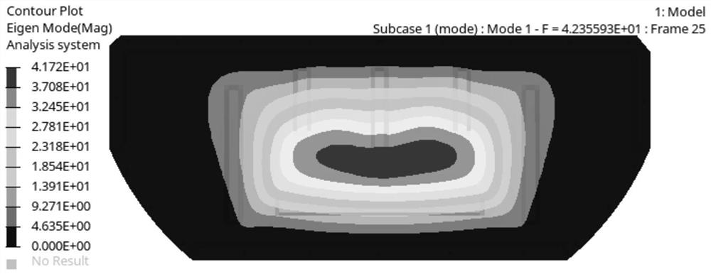 Clothes tree modal performance design method based on morphology optimization