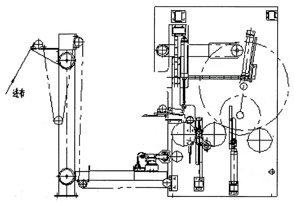 Wet winding machine suitable for spunlaced nonwoven makeup cotton production line