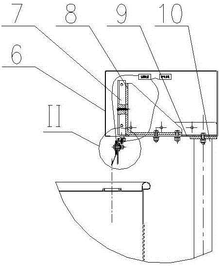 A steel drum filling device that automatically discharges static electricity and a safe filling method