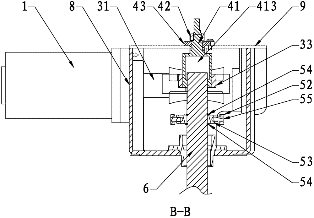 Electric worm driving mechanism of electric-control mechanical-type automatic speed changer