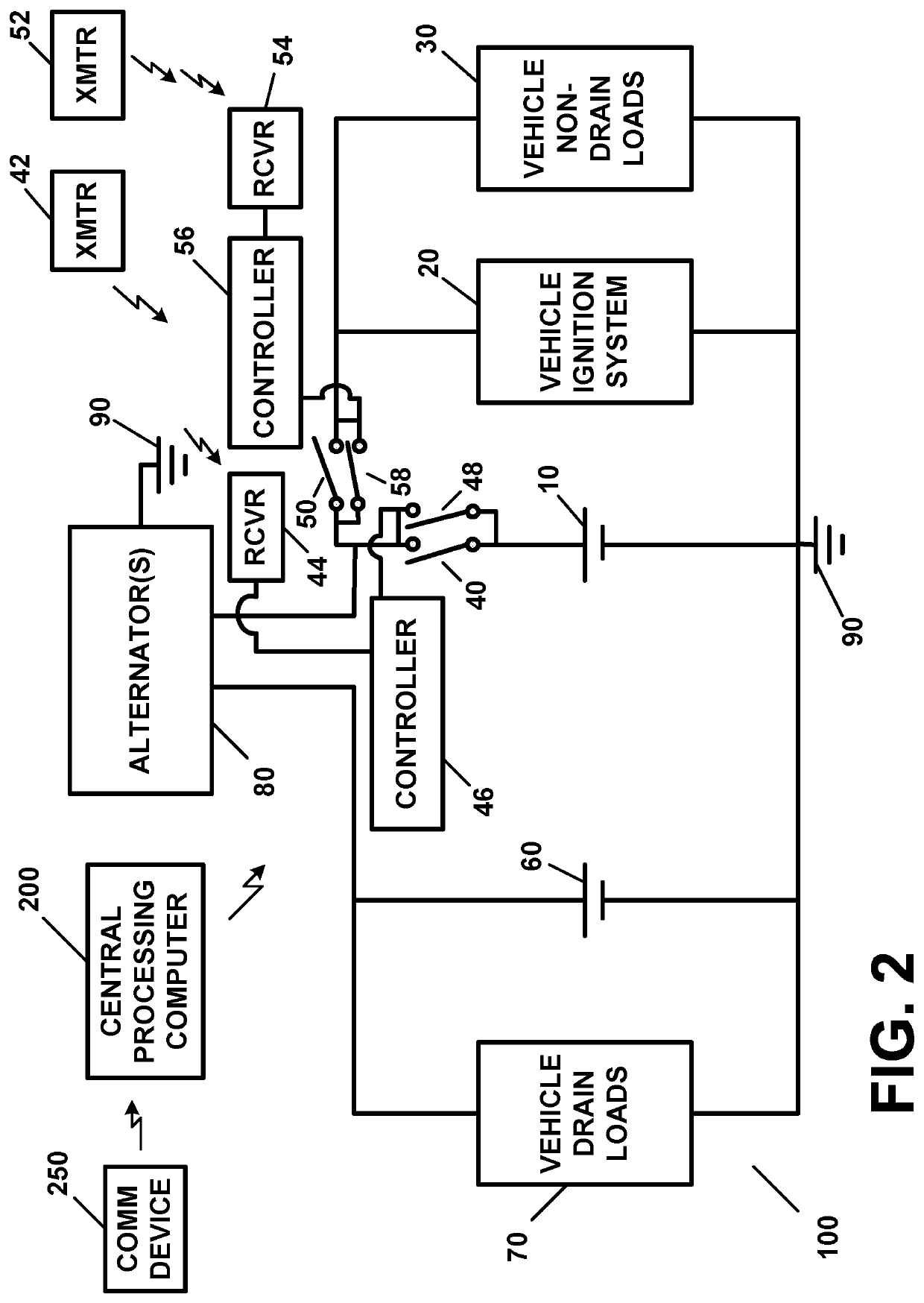 Battery power management apparatus and method