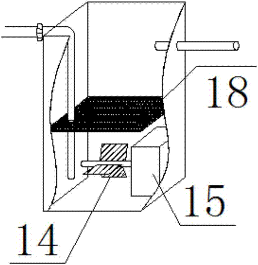 Purification apparatus for domestic sewage