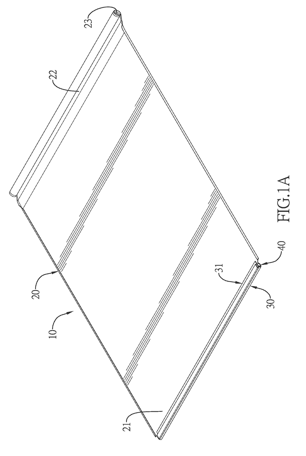 Luminous curtain device