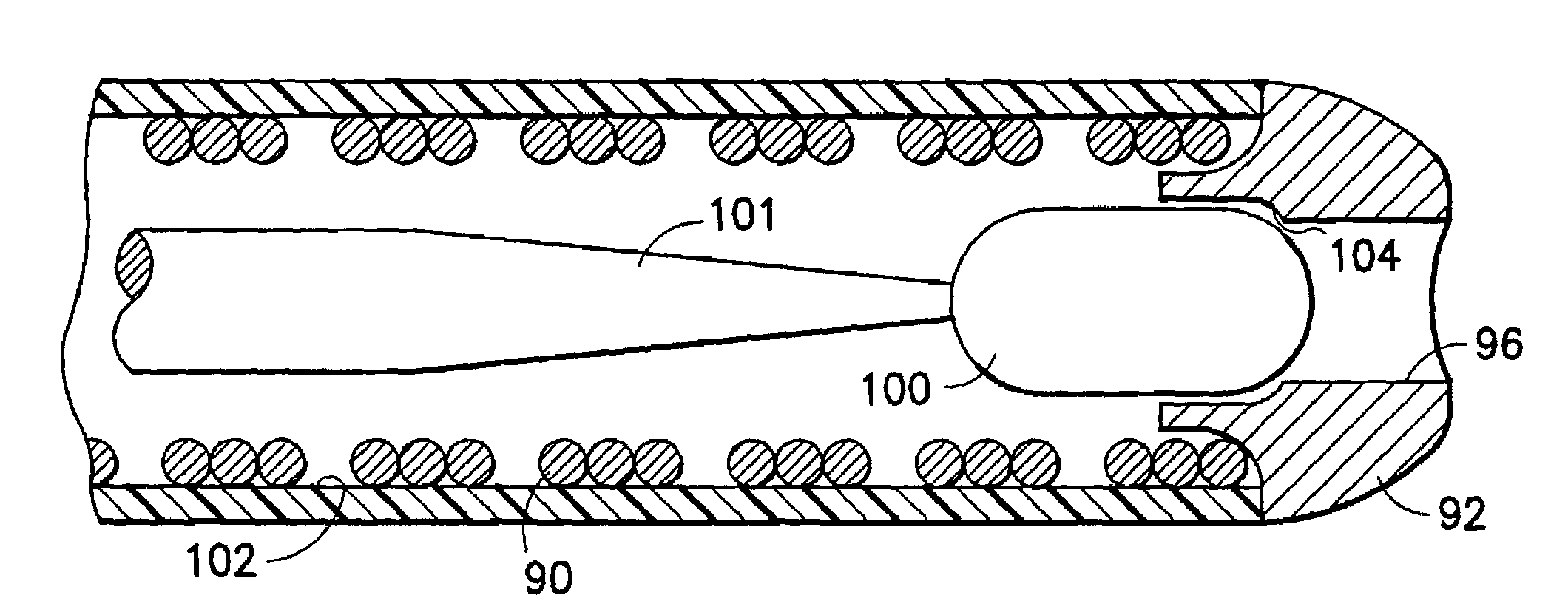 Stylet feature for resisting perforation of an implantable lead