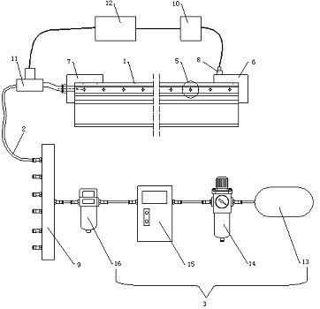 Electronic jacquard needle block heat dissipation system