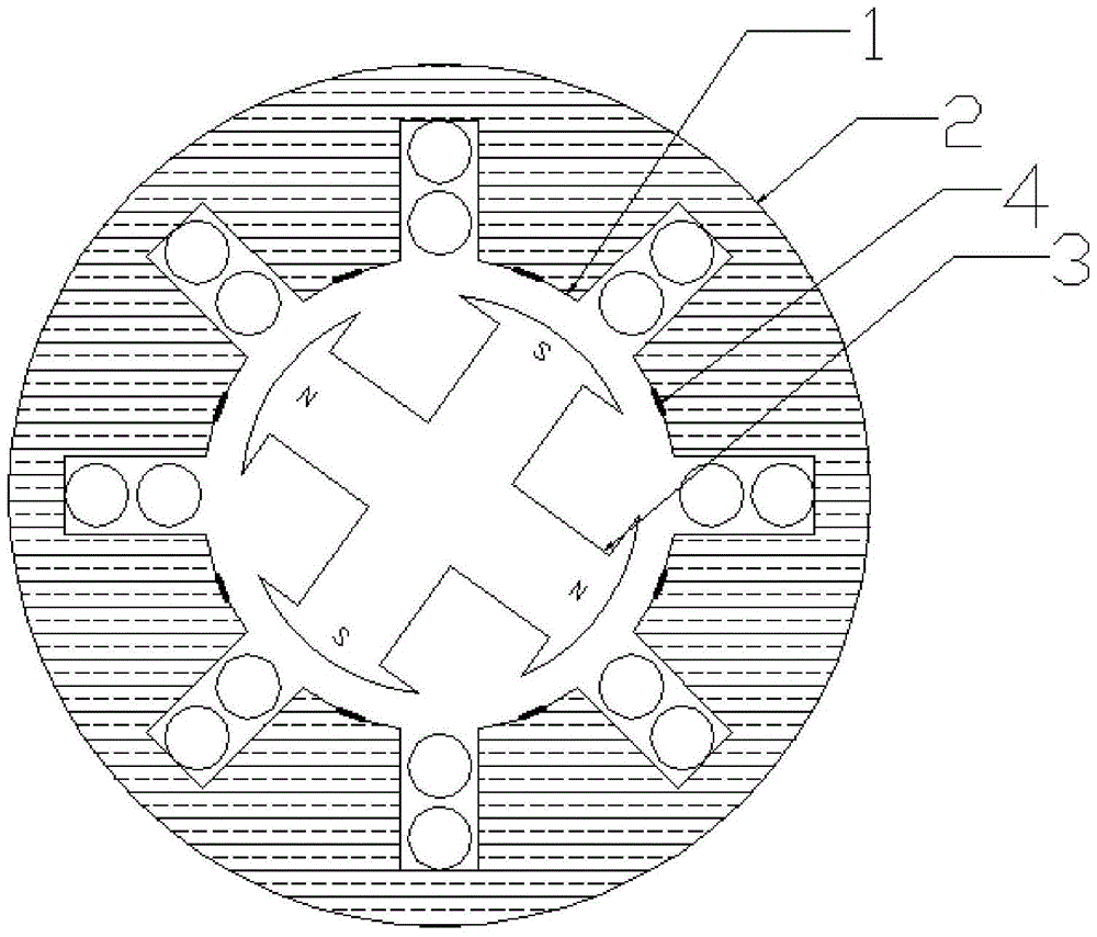 Air gap detection method and device for electromagnetic induction generator