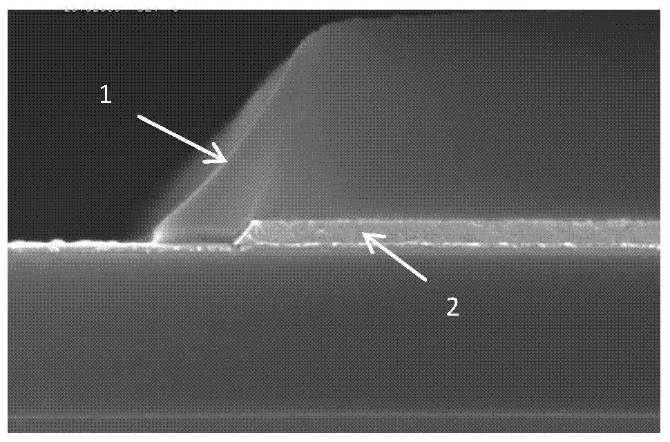 A kind of tantalum nitride reactive ion etching method
