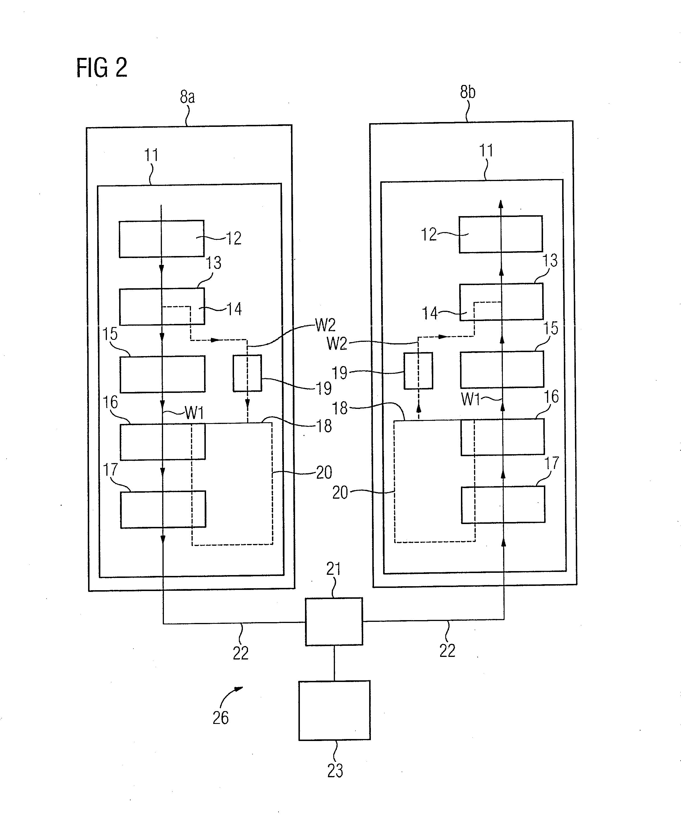 Method and Apparatus for Interchanging Data, and Network