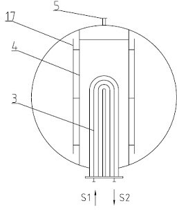 Rectifying tower flow controllable type lateral-line extraction combined device