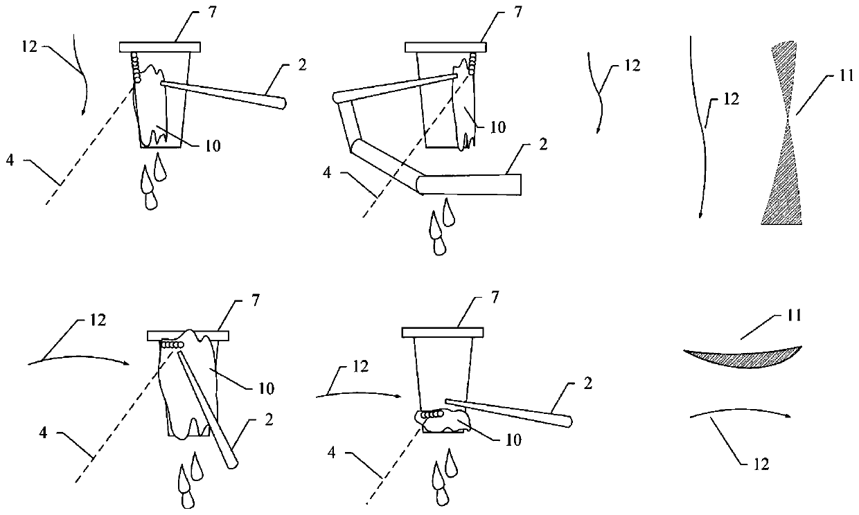 Non-interference laser shock peening method with two robots linked