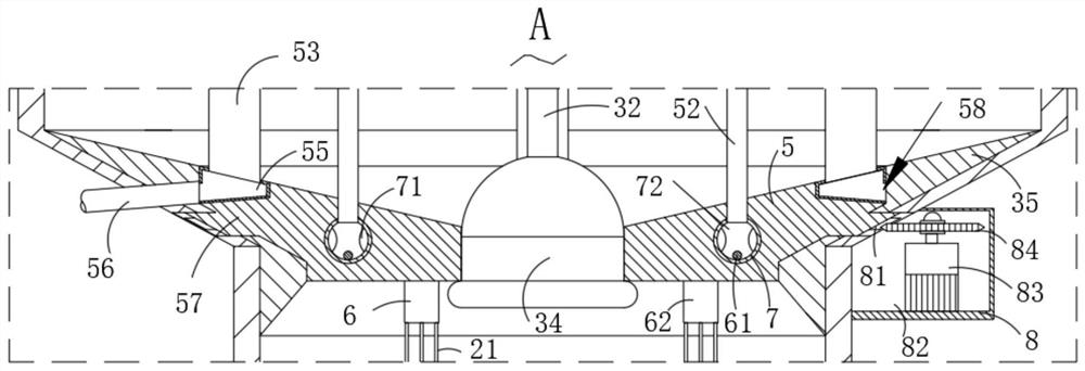 Drying device for semi-coke energy-saving production and process thereof