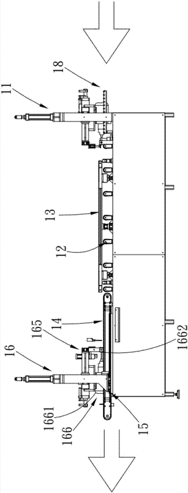 A door leaf paint craft hole processing machine