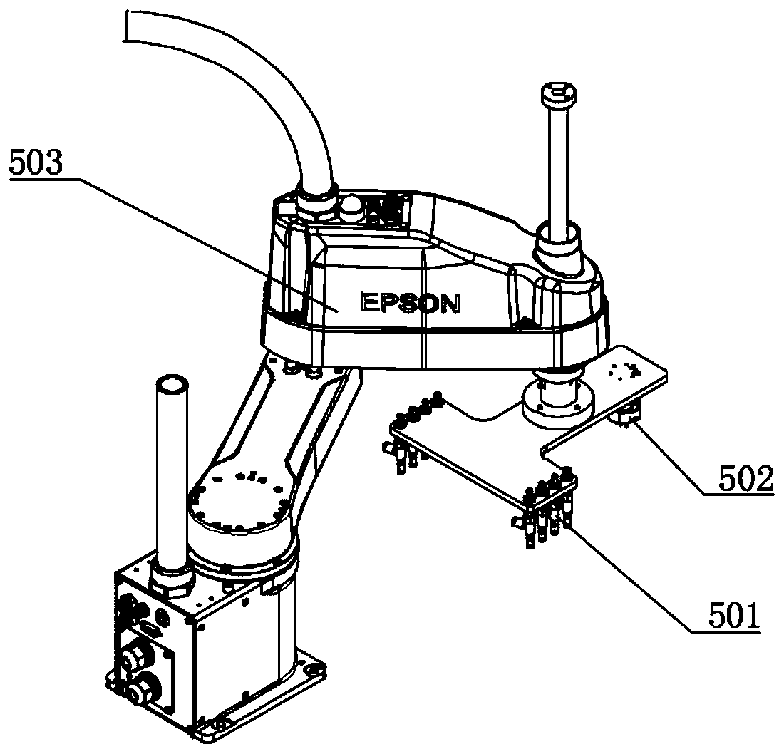 Photosensitive chip lens assembling equipment and assembling method