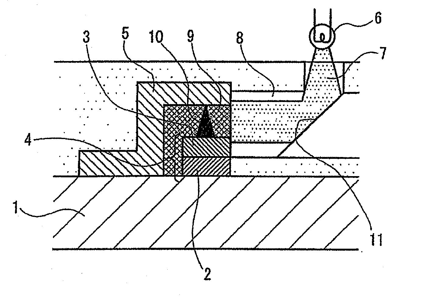 Switching element and application of the same