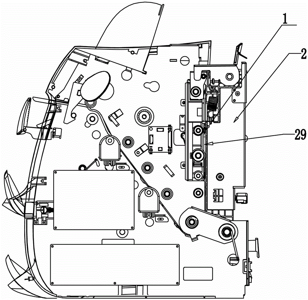 Authentic identification device for counting and sorting machine