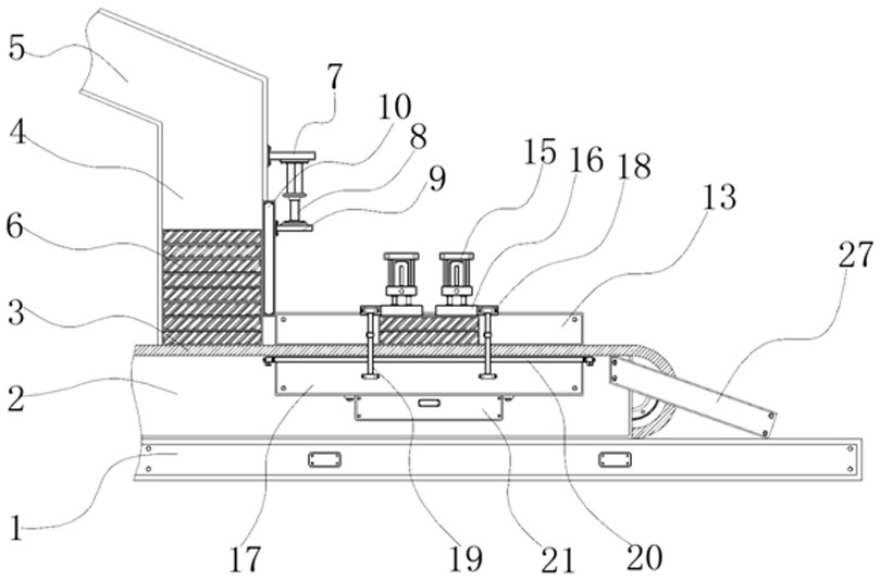 Tenon and groove machine fast feeding device