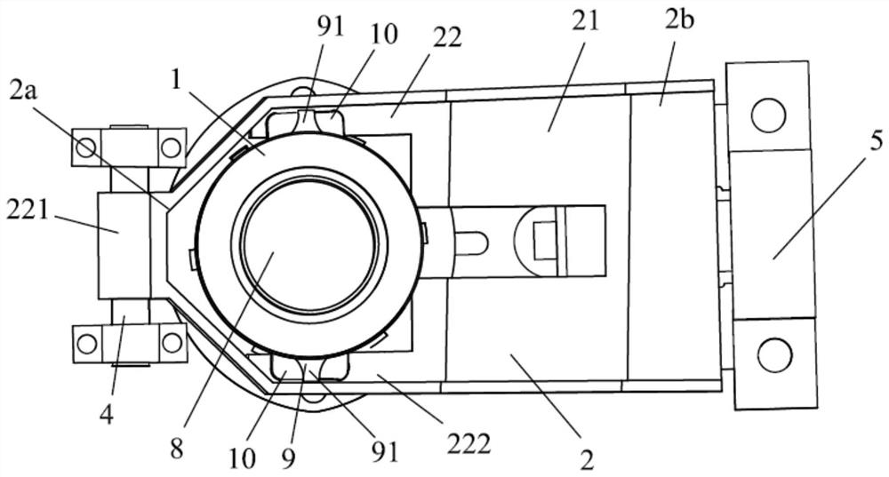Clutch control mechanism and vehicle