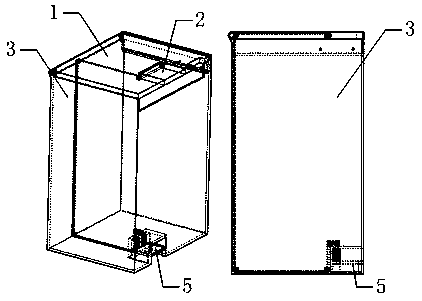 Special trash can for medical facility