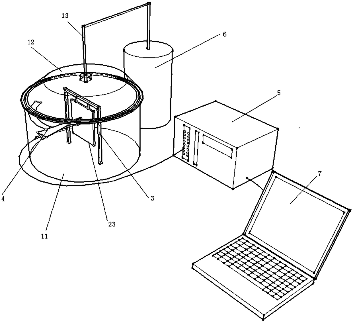 Quick determination method and system for elastic parameters of fiber reinforced composite material