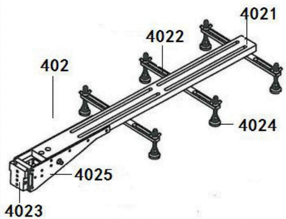 Three-dimensional mechanical arm production system of car body stamping sheet metal parts