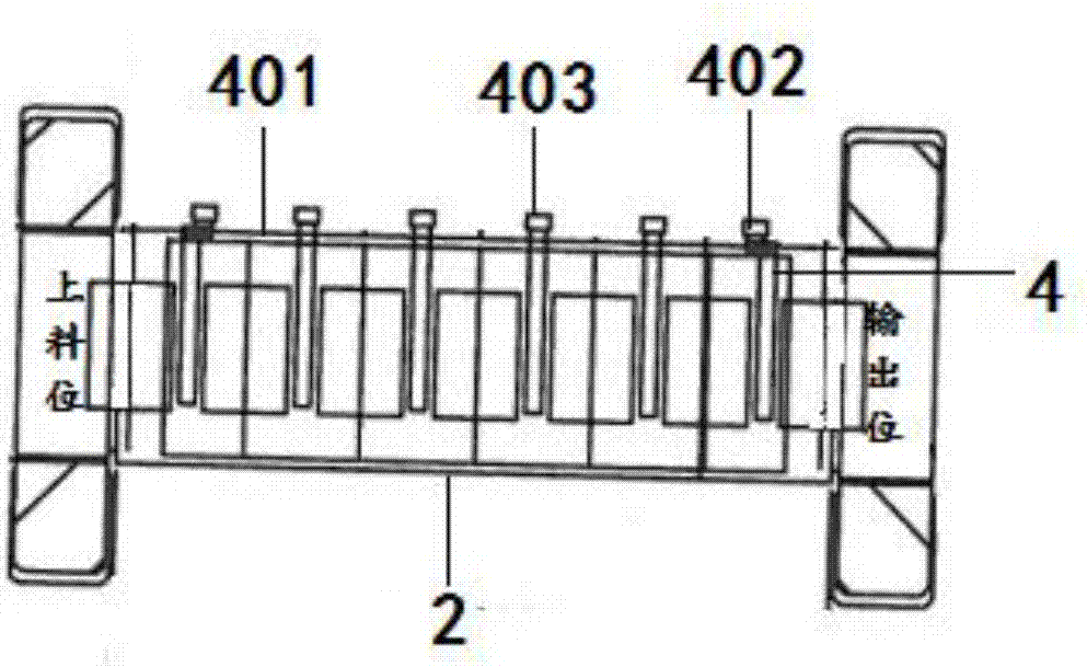 Three-dimensional mechanical arm production system of car body stamping sheet metal parts