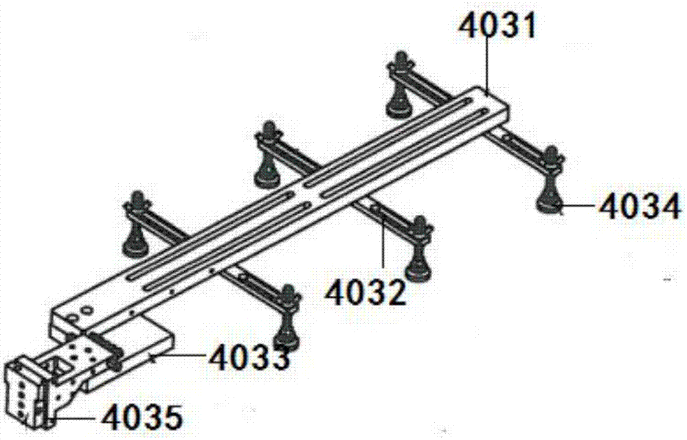 Three-dimensional mechanical arm production system of car body stamping sheet metal parts