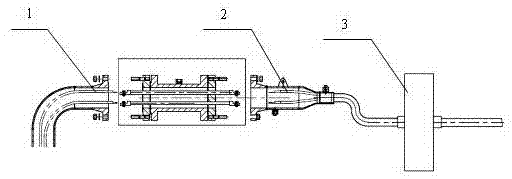 Electrical penetrating connector for ceramic welding