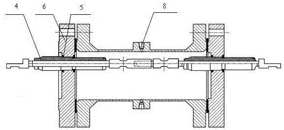 Electrical penetrating connector for ceramic welding