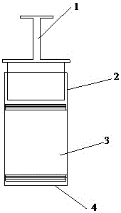 Liquid and plastic limit combined determinator sample cup and sample preparation method of sample cup