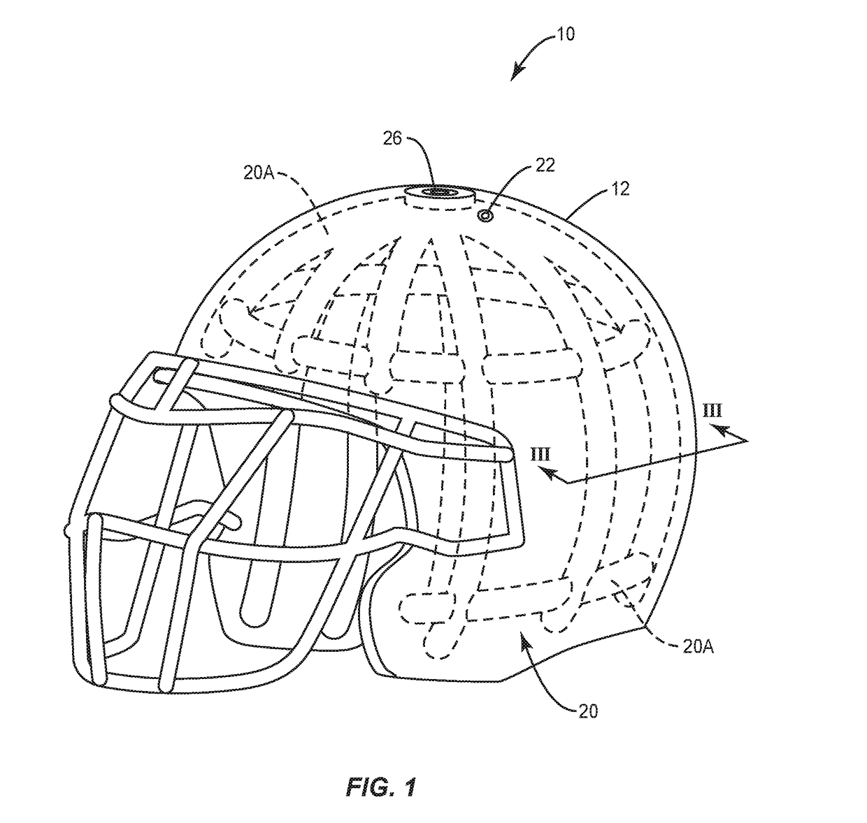 Helmet for preventing concussions