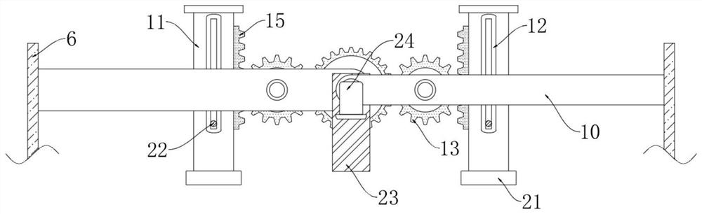 Fatigue fracture test device for hydraulic concrete