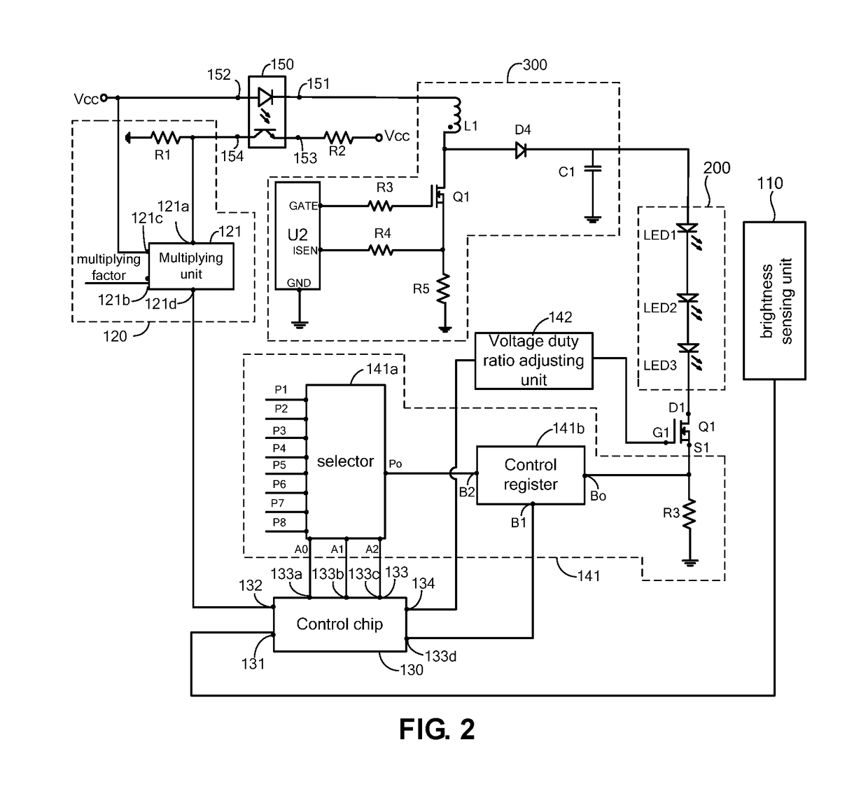 Power regulating circuit and liquid crystal display device