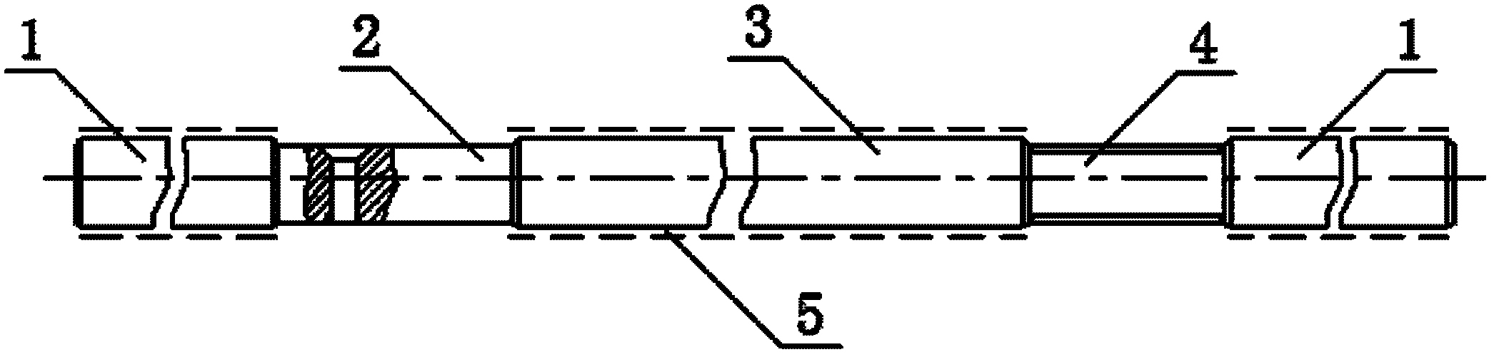 Core bar for high-pitch precision spiral line and manufacturing method of core bar