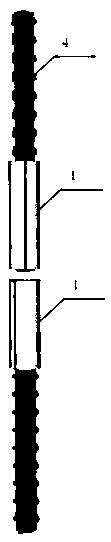 Binding steel bar connecting assembly and connecting method applied to PC component assembly