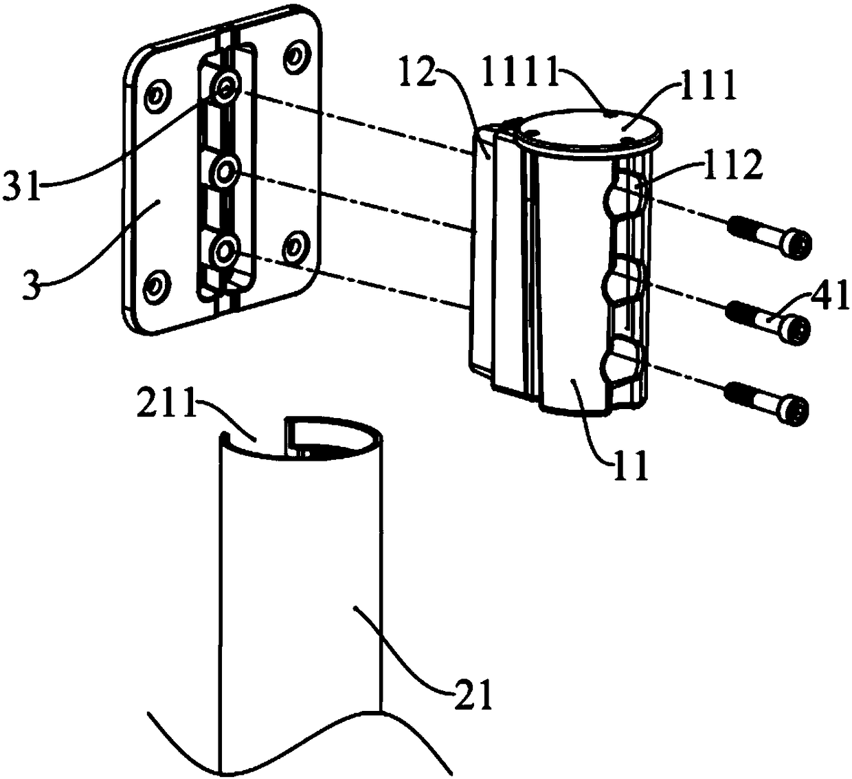 Base structure and display equipment