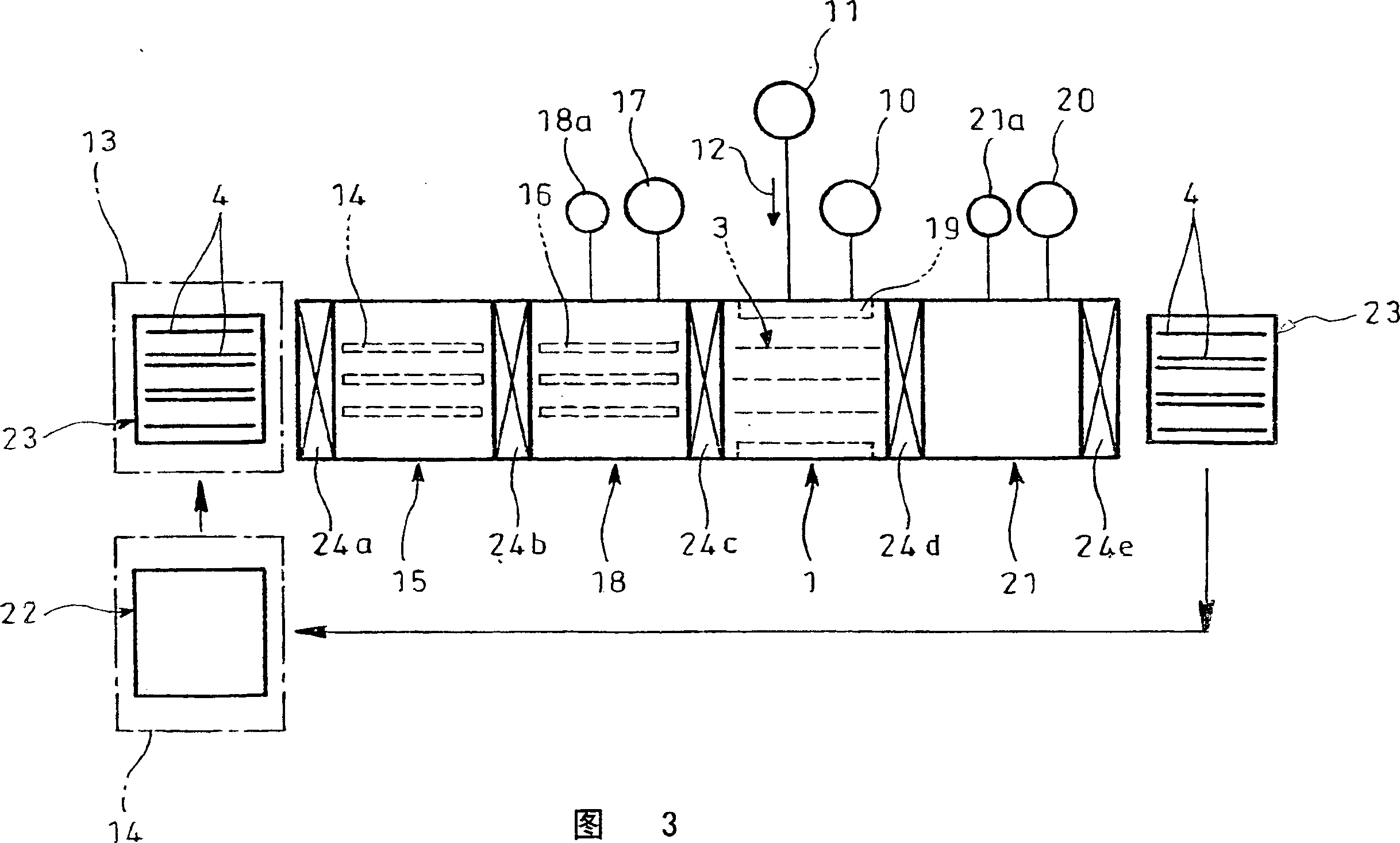 Substrate transfer device for thin-film deposition apparatus