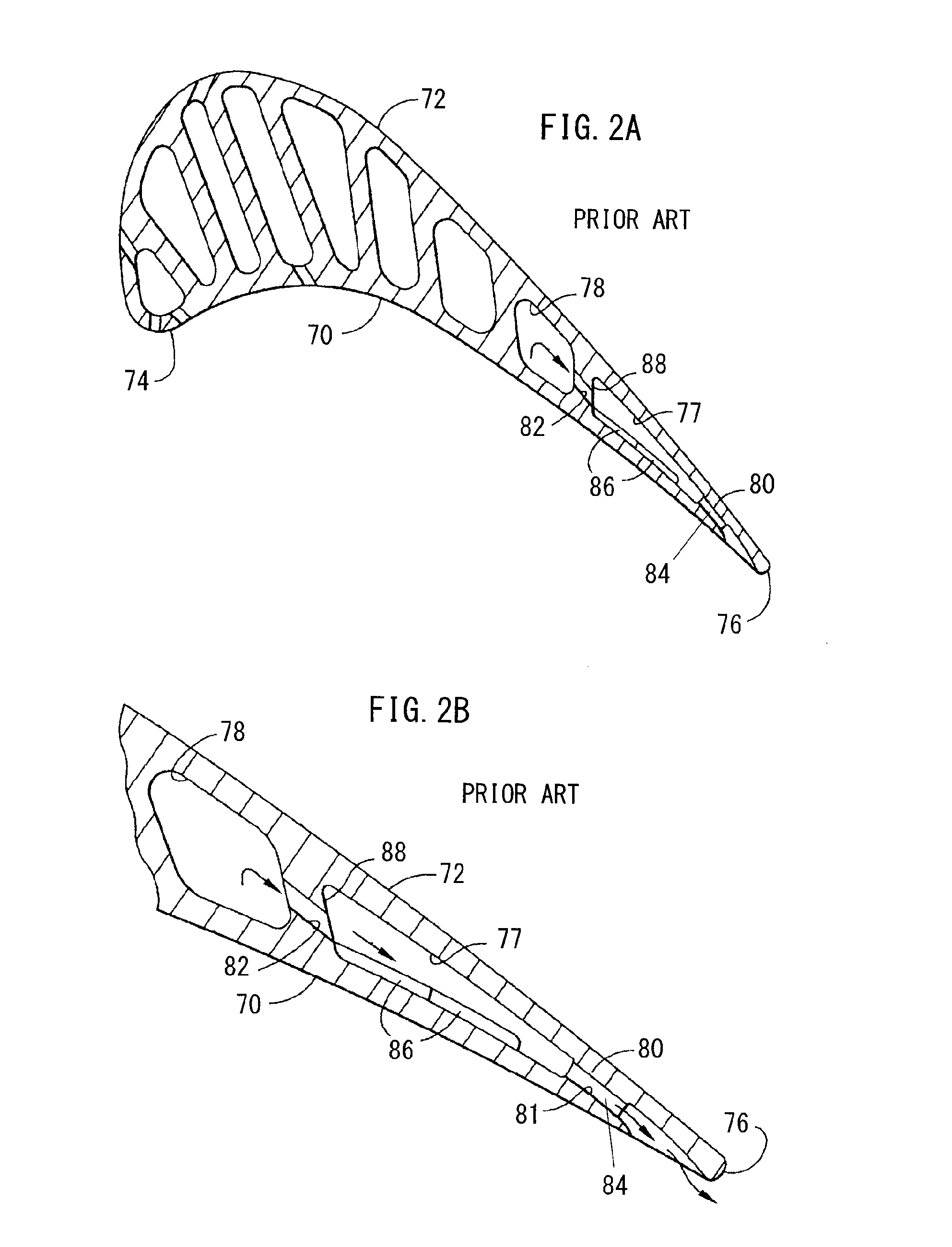 Cooling structure of turbine airfoil