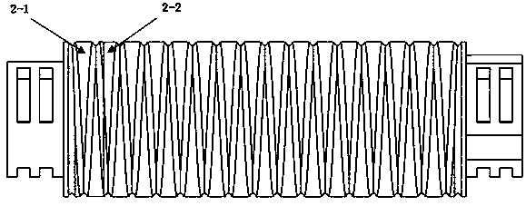 Inner and outer wall reinforced soft mechanical arm and manufacturing method thereof