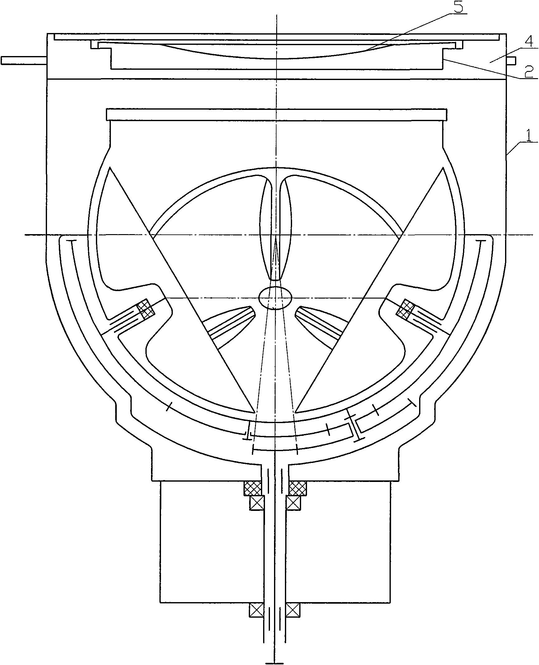 Outer container lid of washing machine