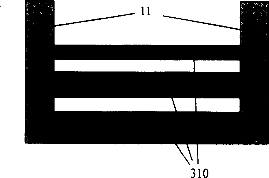 C-type open MRI panel radio-frequency coil