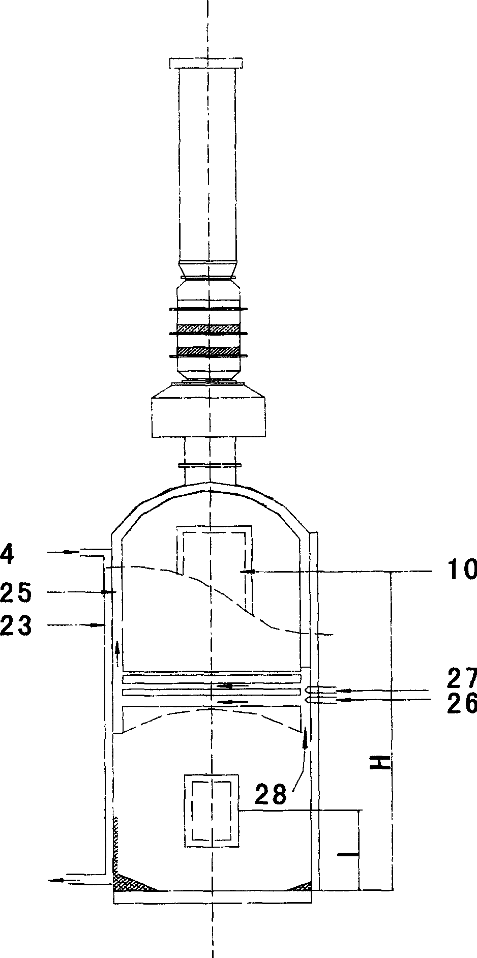 Medical refuse pyrolytic-gasification incineration apparatus