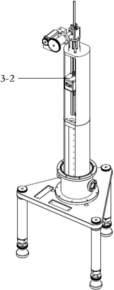 Vertical gravity gradient measurement system