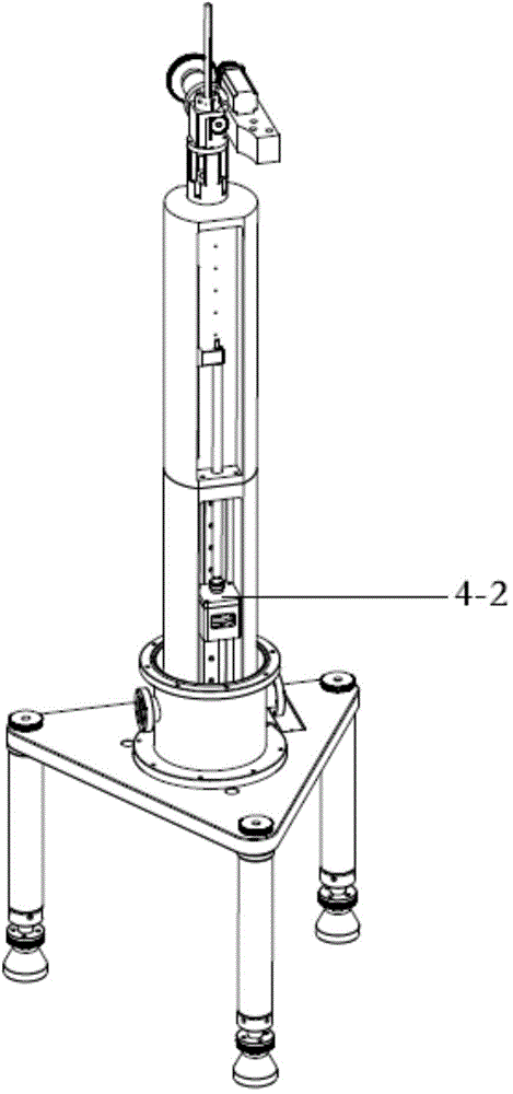 Vertical gravity gradient measurement system