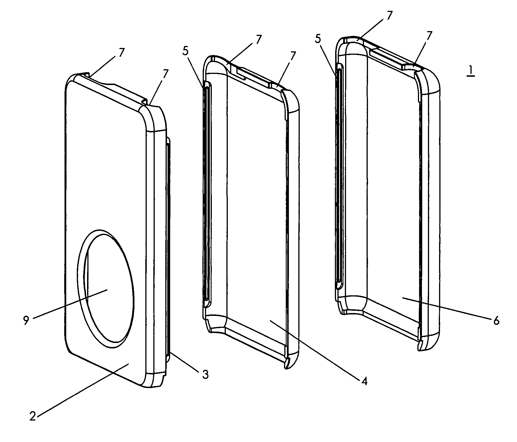 Portable electronic device case configuration