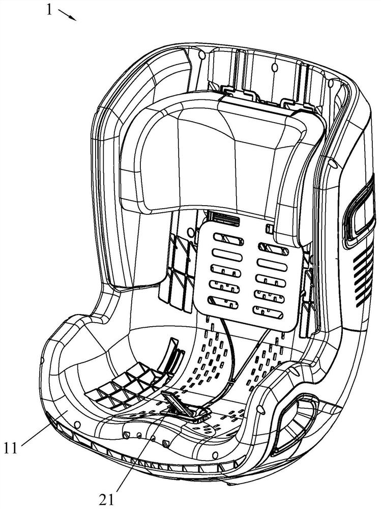 Safety belt automatic adjusting device and automobile safety seat