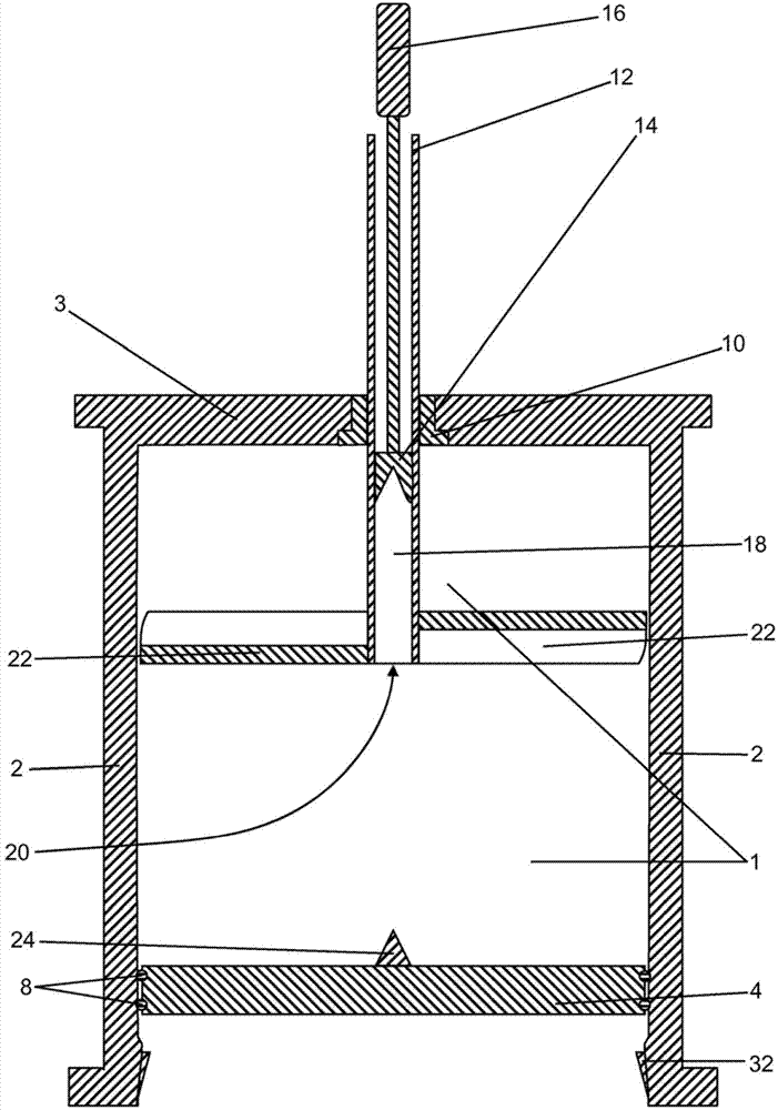 Device for storing and mixing bone cement
