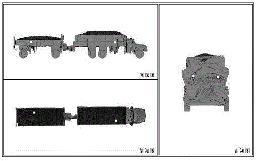 A method for constructing a vehicle three-dimensional scanning platform and generating random sampling points for cargo