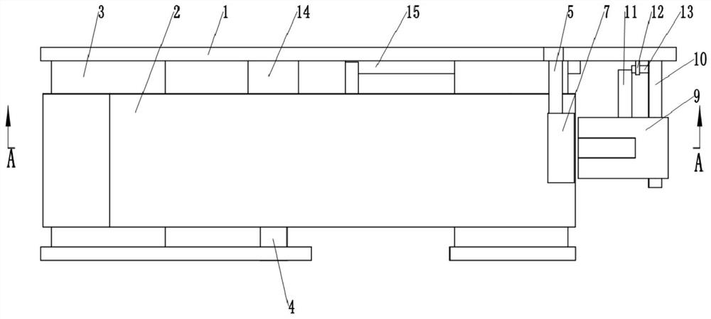 An automatic feeding aluminum material cutting device