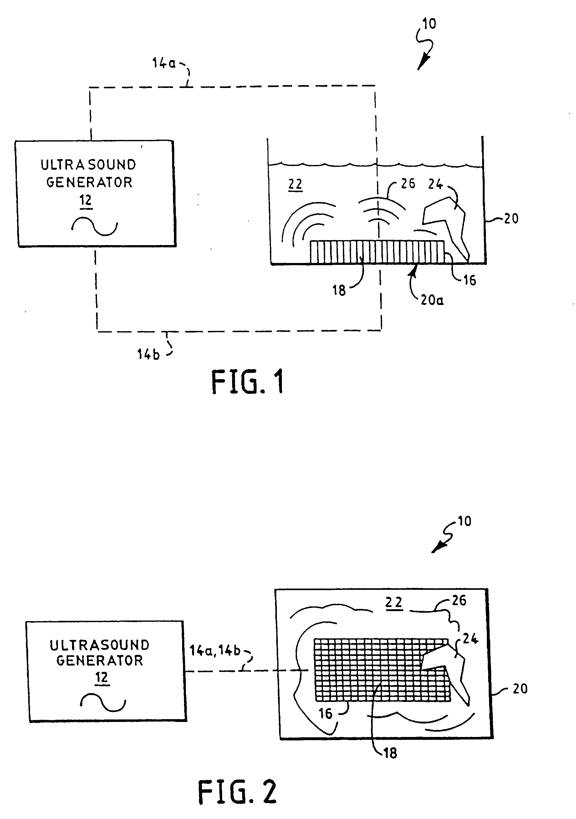 Apparatus, circuitry, signals, probes and methods for cleaning and/or processing with sound